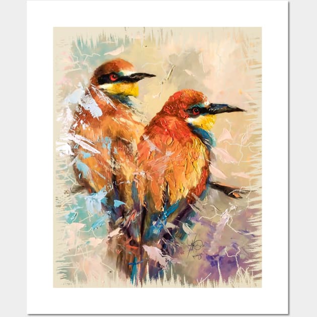 Spring birds Wall Art by KEISIEN